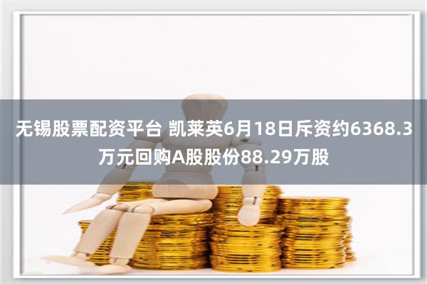 无锡股票配资平台 凯莱英6月18日斥资约6368.3万元回购A股股份88.29万股