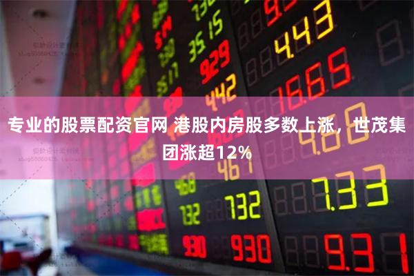 专业的股票配资官网 港股内房股多数上涨，世茂集团涨超12%